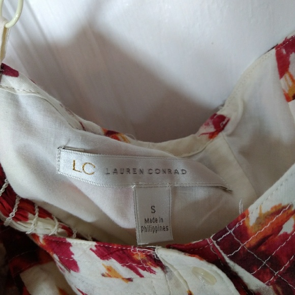 Floral Button Down Cami - Picture 3 of 4